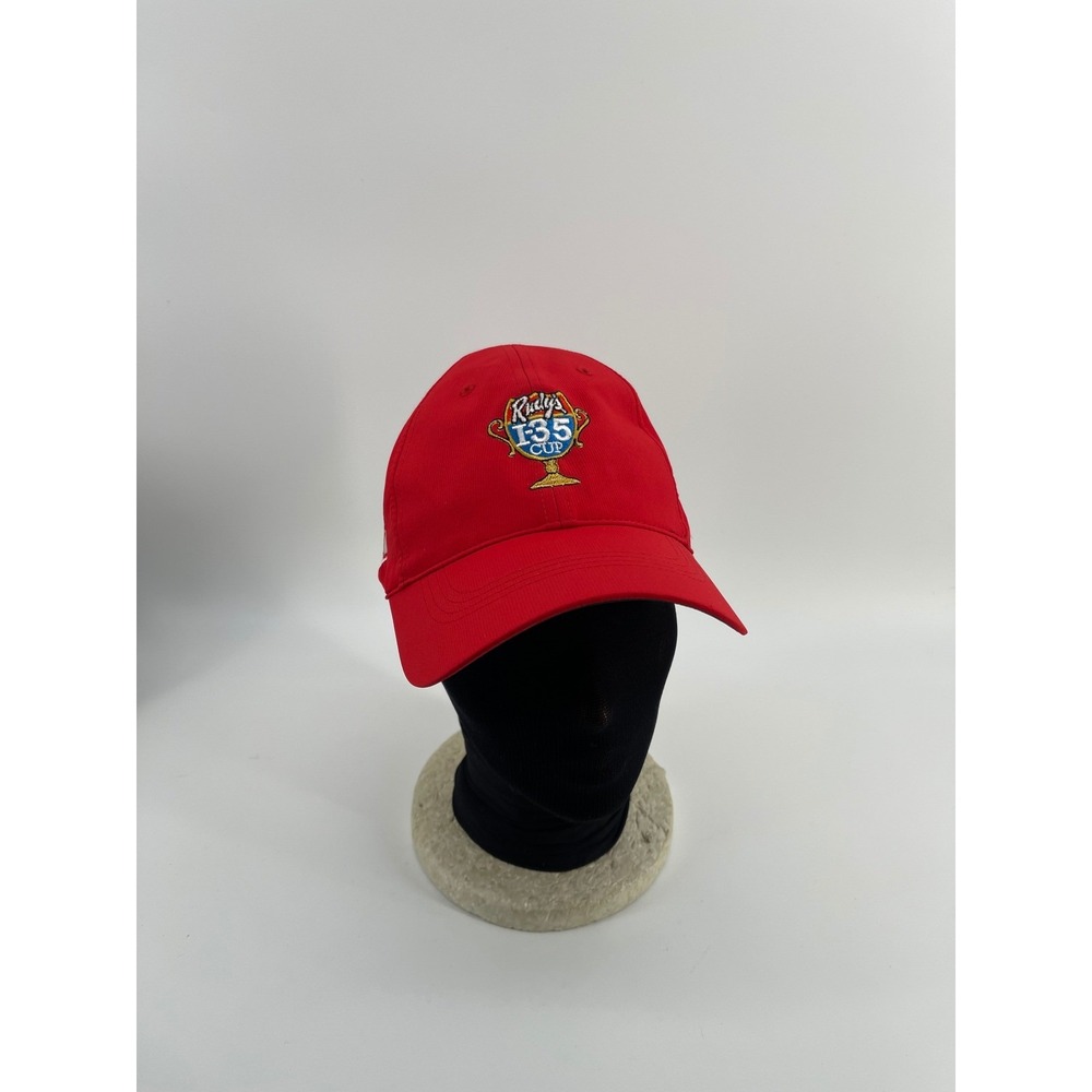 Nike Golf Hat Red Rudys I-35 Cup Ameritas Group 42 Adjustable Performance Cap